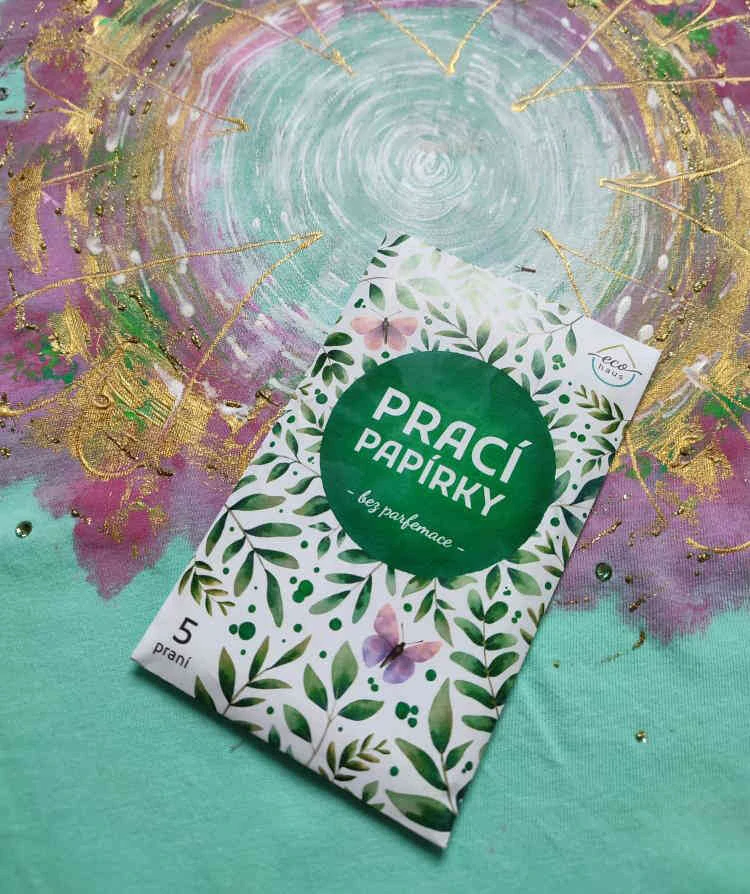 Prací papírky "BEZ parfemce" 5 praní