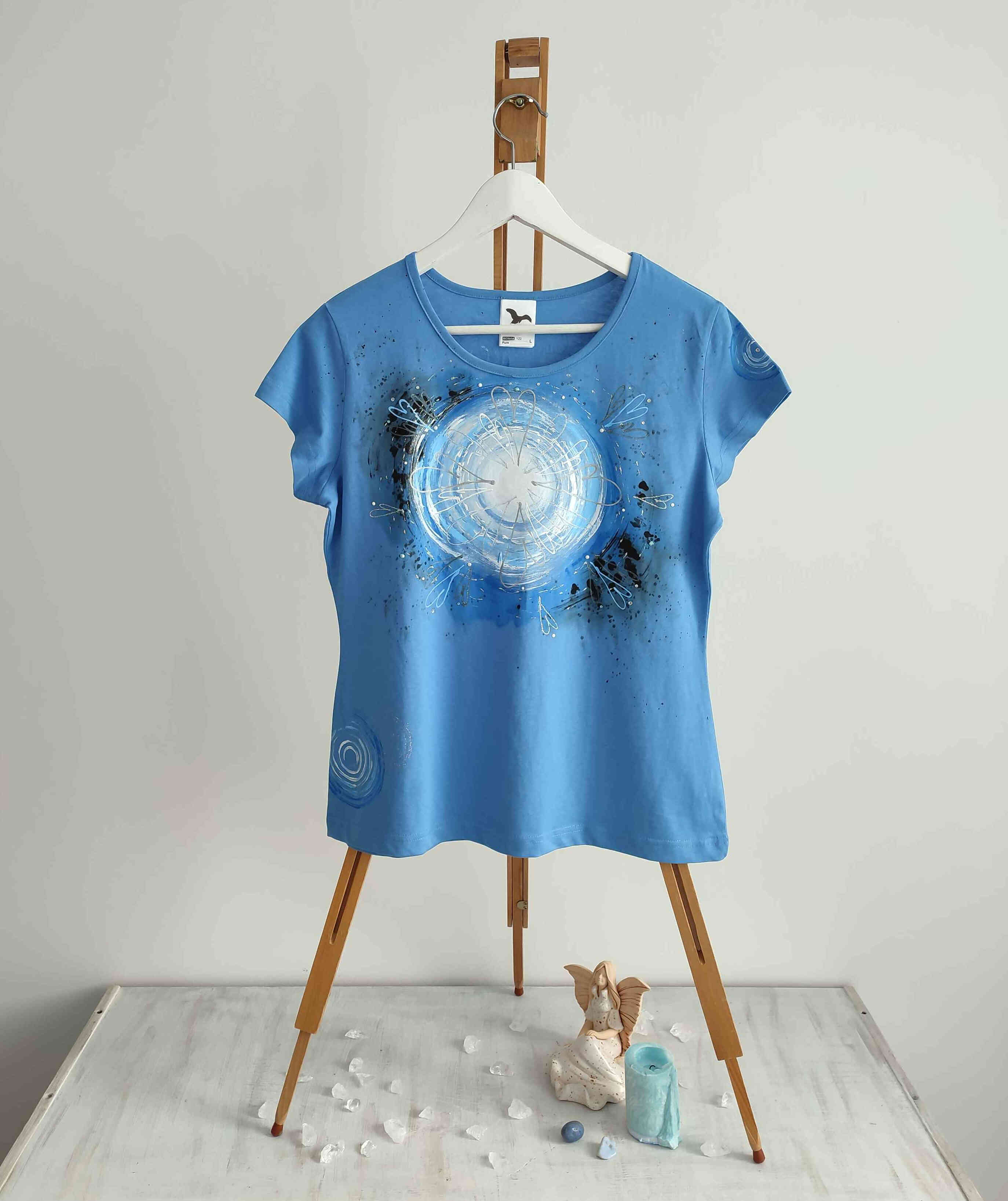 Tričko L "Vše vychází ze srdce" Vl