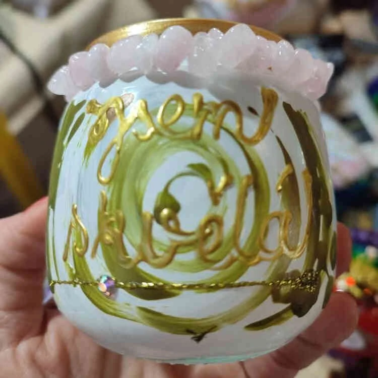 Svícen a NÁRAMEK "Jsem skvělá"